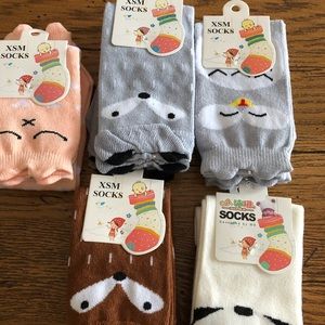 Ten pair of Little Girls Socks New